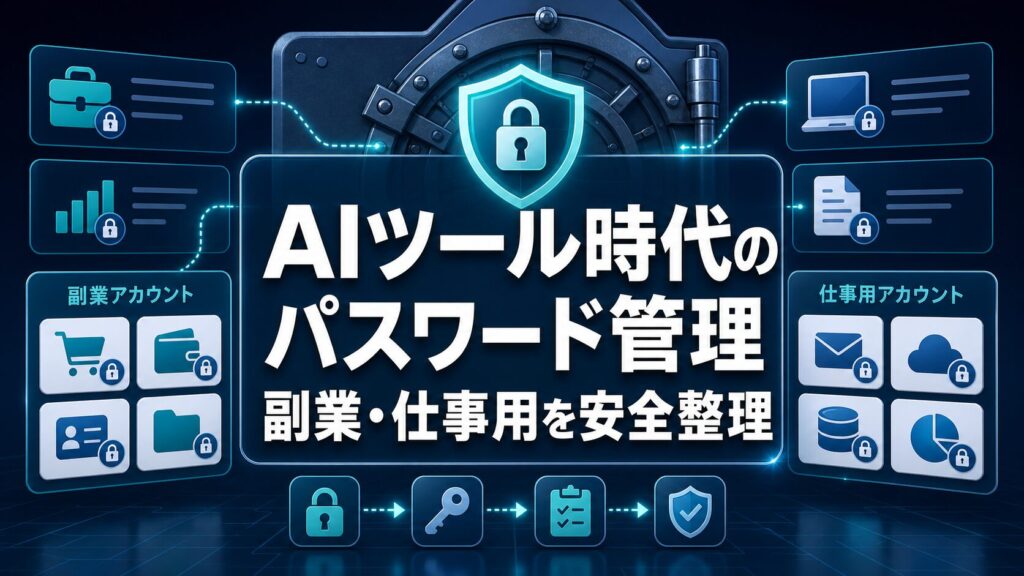 AIツール時代のパスワード管理を示すAI Study Logのサムネイル