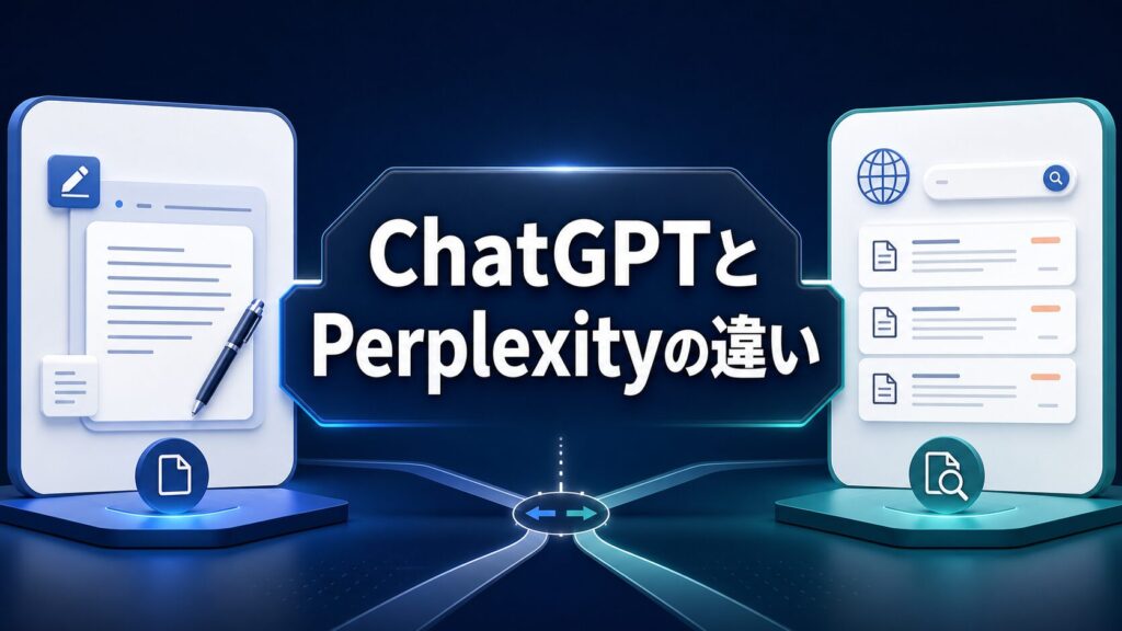 ChatGPTとPerplexityの違いのサムネイル